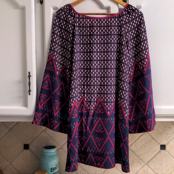 Altar'd State Purple & Navy Dress - Picture 9 of 9